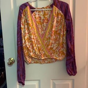 Free People Tie Dye Top